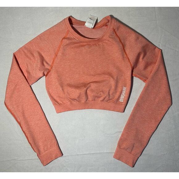 Gymshark Woman's Long Sleeve Crop Active Top Size Small - Picture 1 of 4